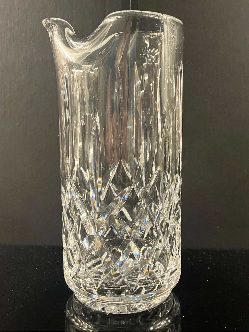 Waterford Crystal (Lismore) Vintage Ice Lip Martini Pitcher